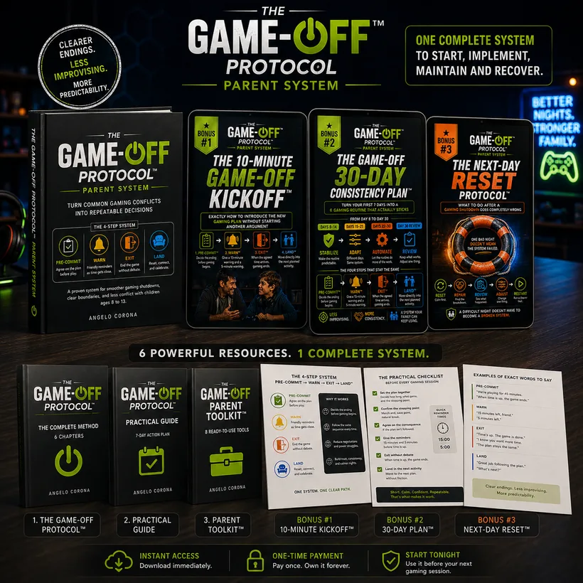 THE GAME-OFF PROTOCOL Complete System with seven PDFs